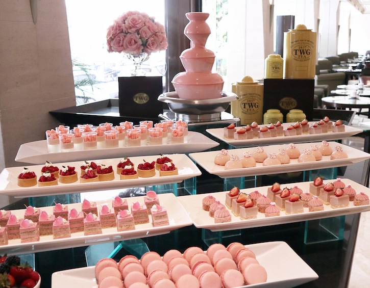breast cancer awareness pink tea goodwood park hotel