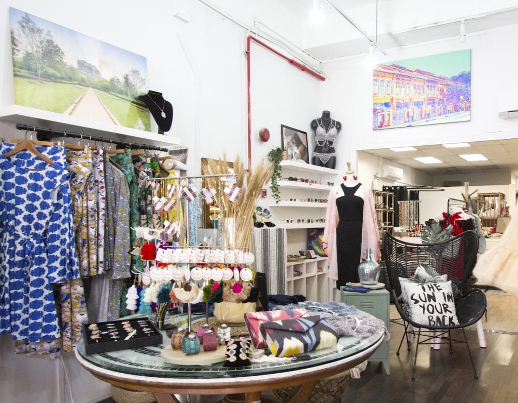 the WYLD Shop in Joo Chiat Australian High Street Fashion