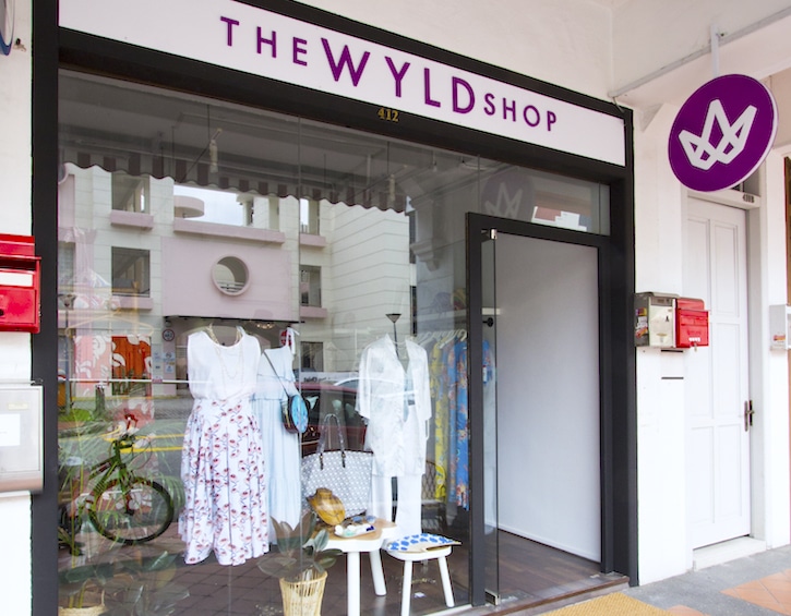 the WYLD Shop in Joo Chiat Australian High Street Fashion