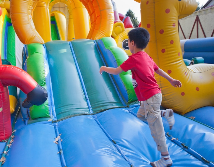 hpb healthy lifestyle fest sg kids on a bouncy castle