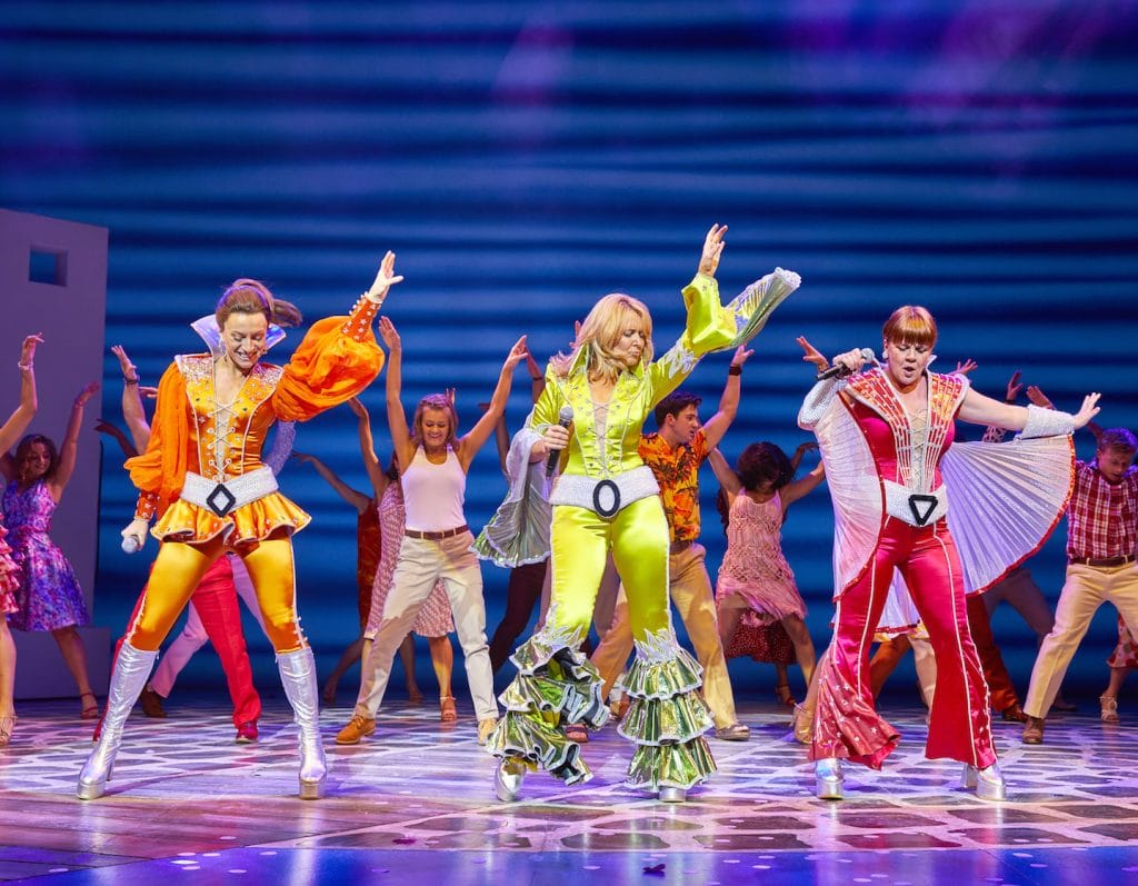 mamma mia musical at marina bay sands