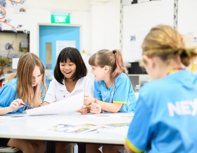 child-centered learning at nexus international school which has modern, flexible classrooms