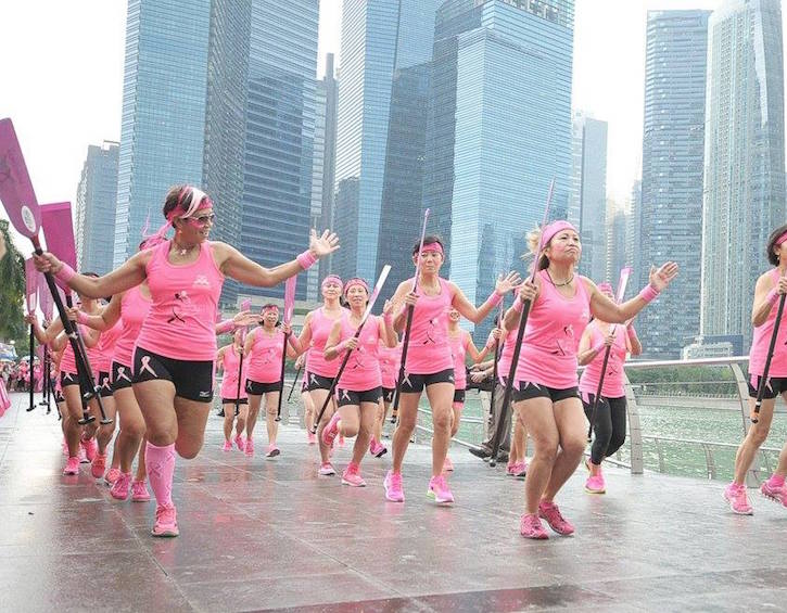 breast cancer foundation pink ribbon walk marina bay