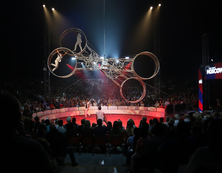 Wheel of Death at The Great Moscow Circus in Singapore