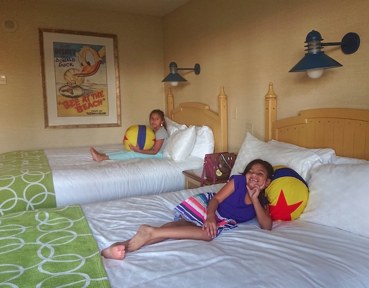 Paradise Pier hotel room