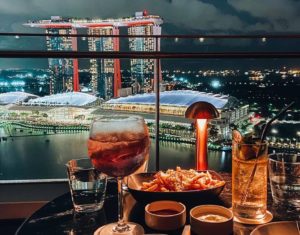 restaurant and rooftop bar in singapore affordable