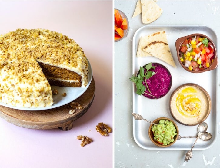family favourites helper cookbook dishes carrot cake and trio of dips