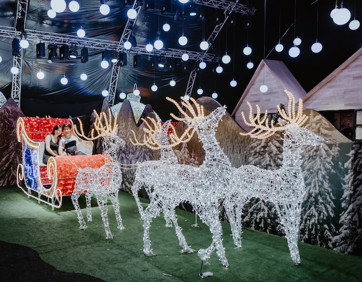 meet santa christmas wonderland gardens by the bay