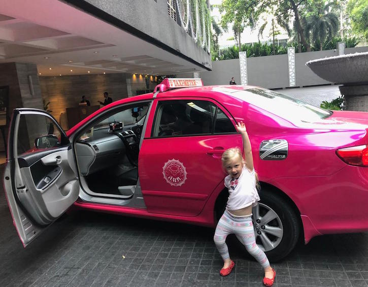 bangkok with kids taxis