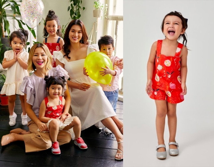 chinese new year 2020 cheongsam family kids love bonito
