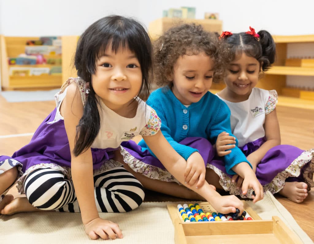 children at house on the hill montessori