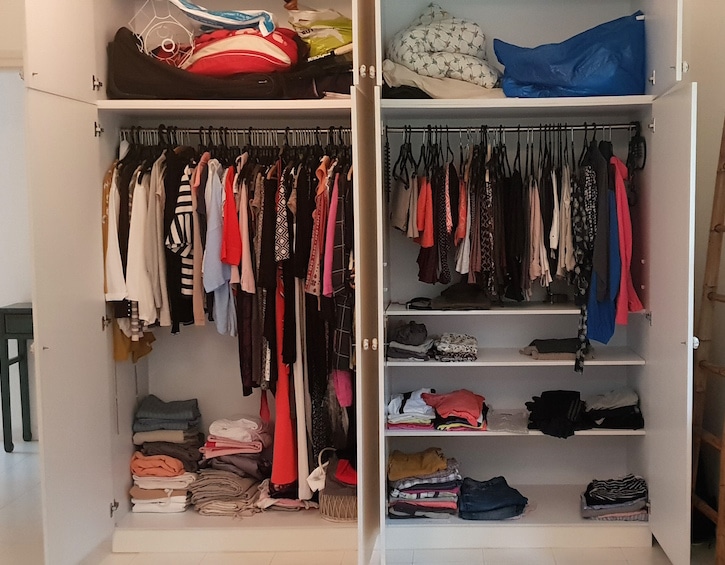 day-in-the-life-Nathalie-Ricaud-organising-wardrobe-before