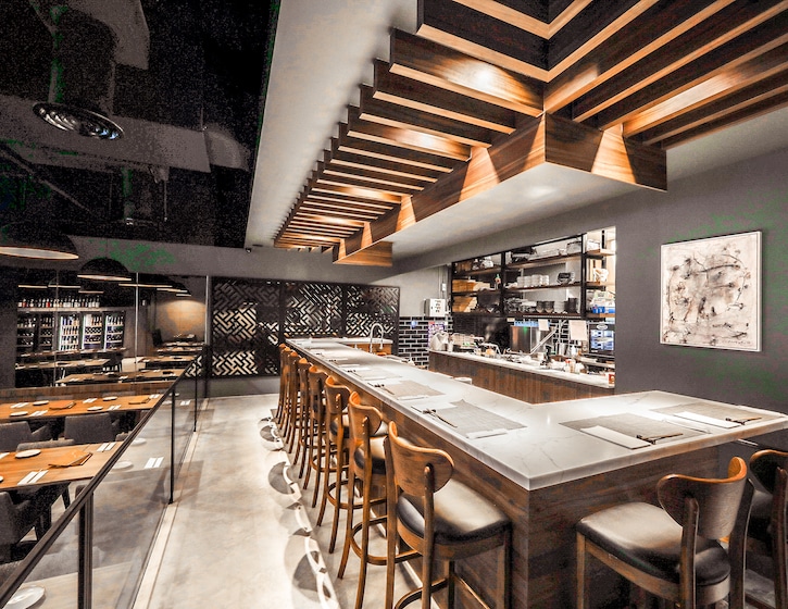 Angus Chow's first restaurant GAKE, a contemporary Japanese-European fine-dining.