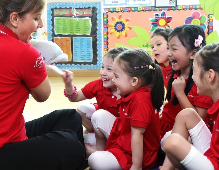 kids learning about the environment at mindchamps preschool