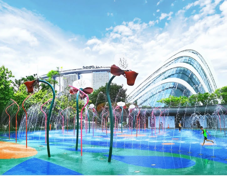 things to do with kids in singapore activities for children at gardens by the bay splash pad
