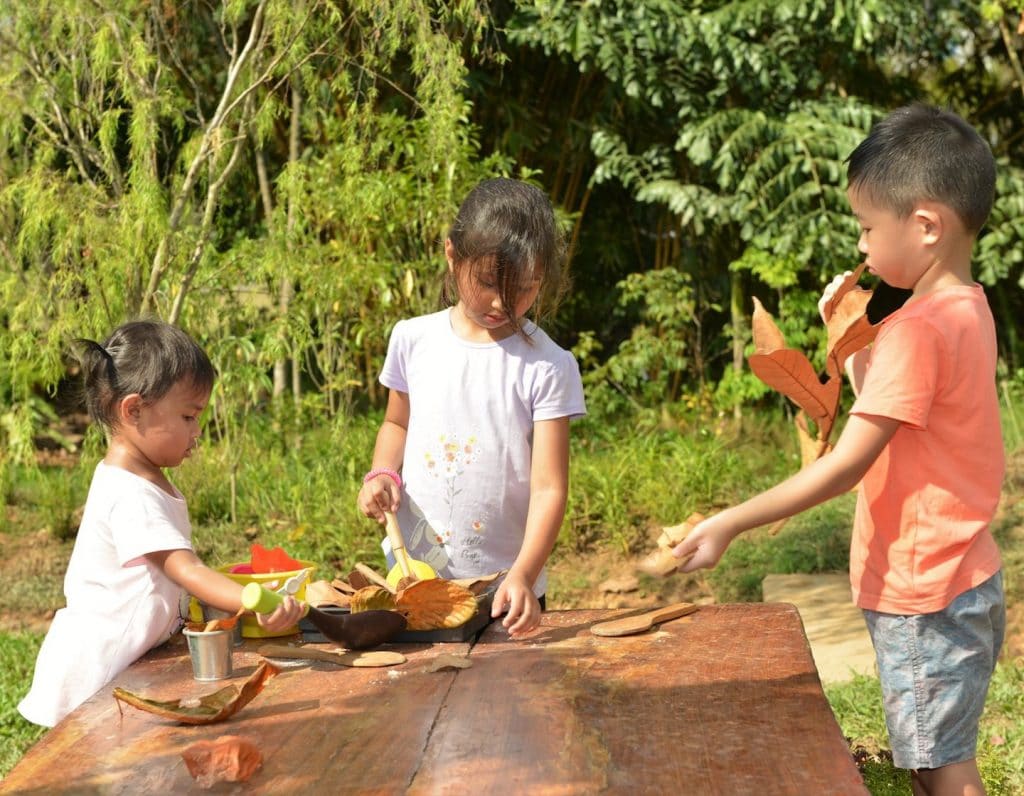 Nature Playgarden for preschoolers at HortPark to connect with nature