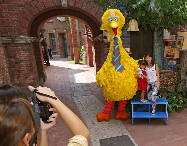Big Bird's Nest at "Sesame Street: 50 Years and Counting" celebration at Universal Studios Singapore