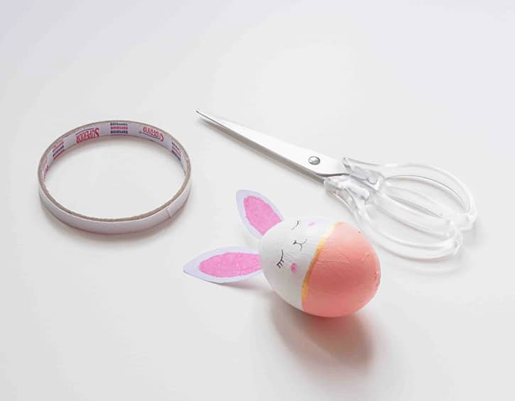 Easter-Eggs-craft-paint-ears-glue