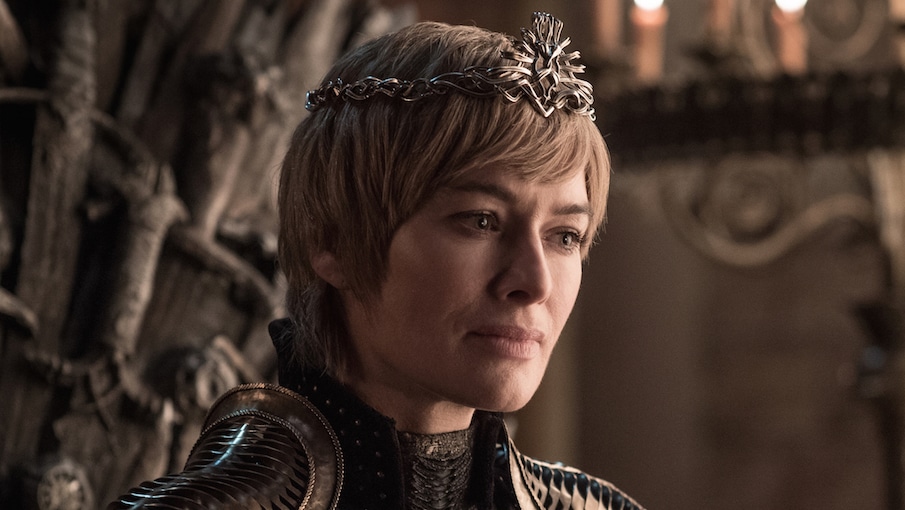 Cersei Lannister is the queen on Game of Thrones