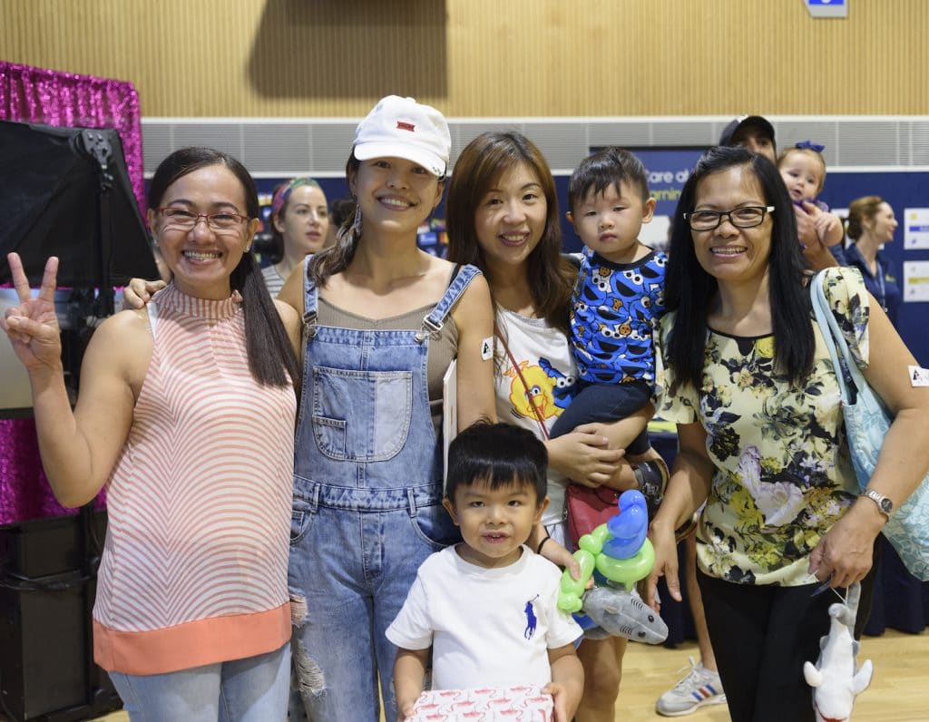 helpers and kids at our last helper celebration party at ais