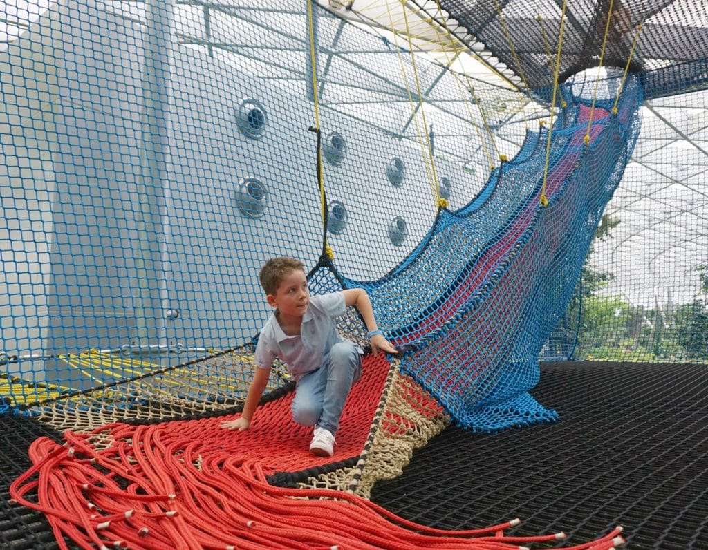 manulife bouncing skynets at the new canopy park at jewel changi airport
