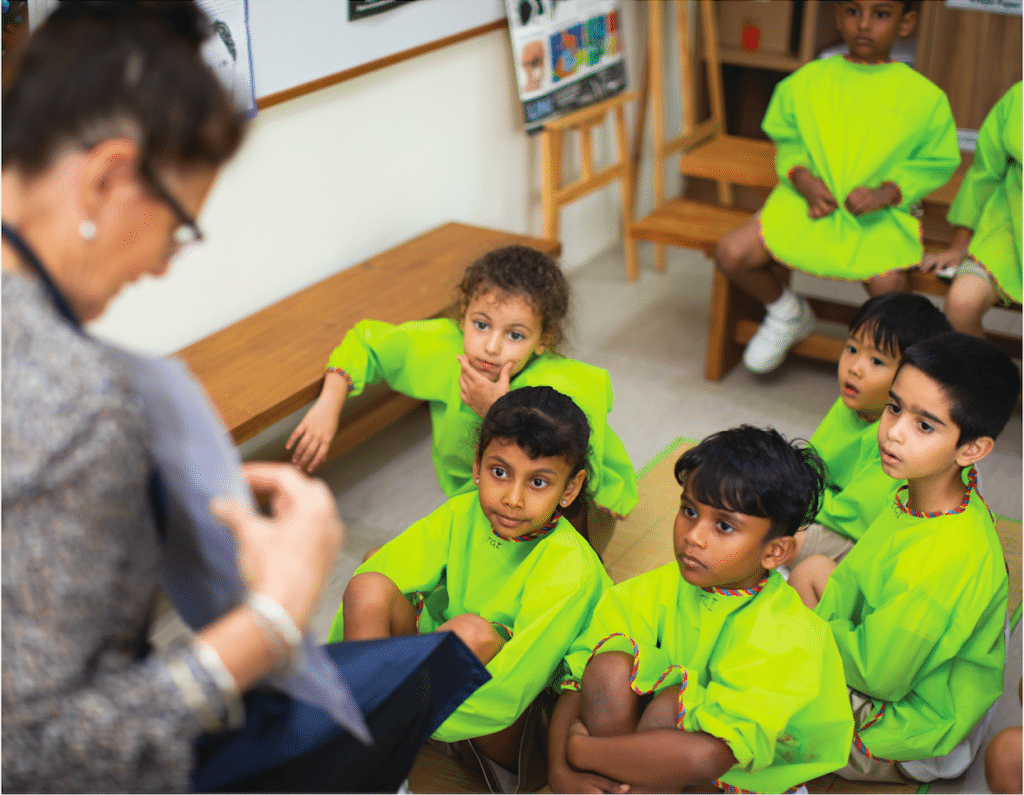 students at the grange institution listed as their teacher reads