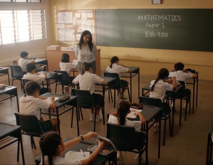 the learning lab tests kids in classroom exams