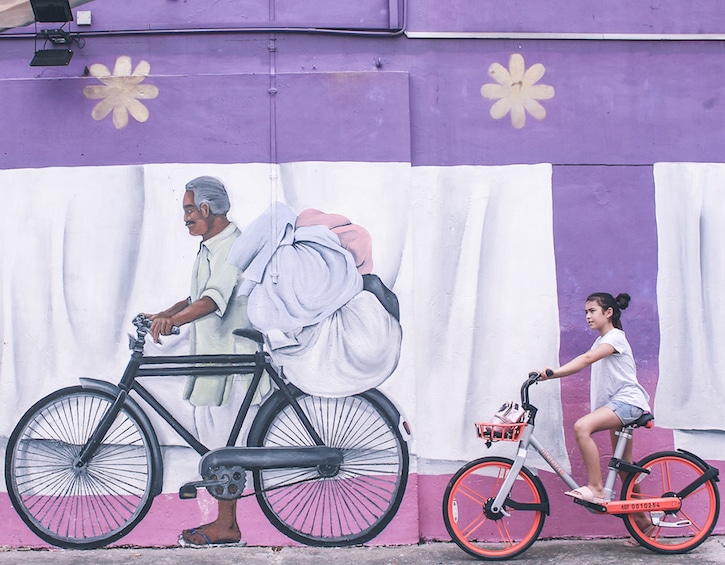 Exploring Singapore's street art with kids in tow