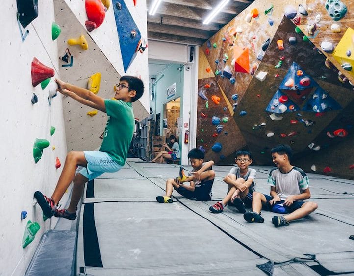 rock climbing singapore - kinetics climbing