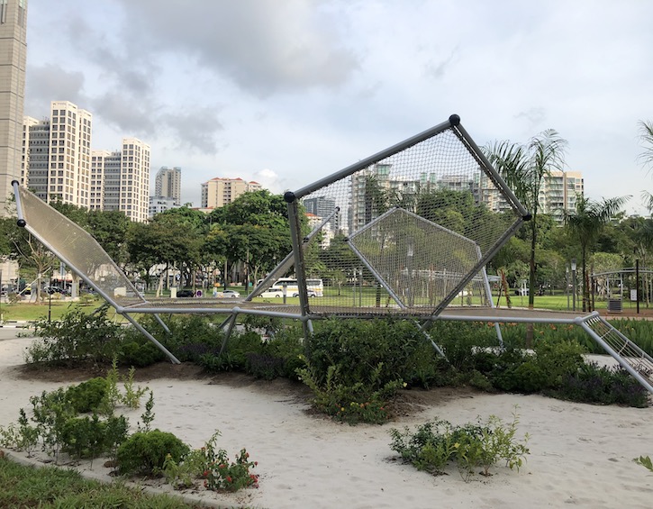 outdoor playground singapore Jubilee Park climbing nets