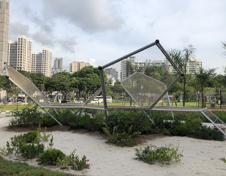 Jubilee Park climbing nets