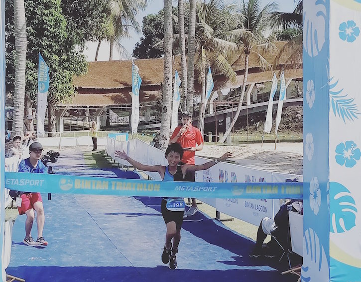 bintan triathlon kids race winner