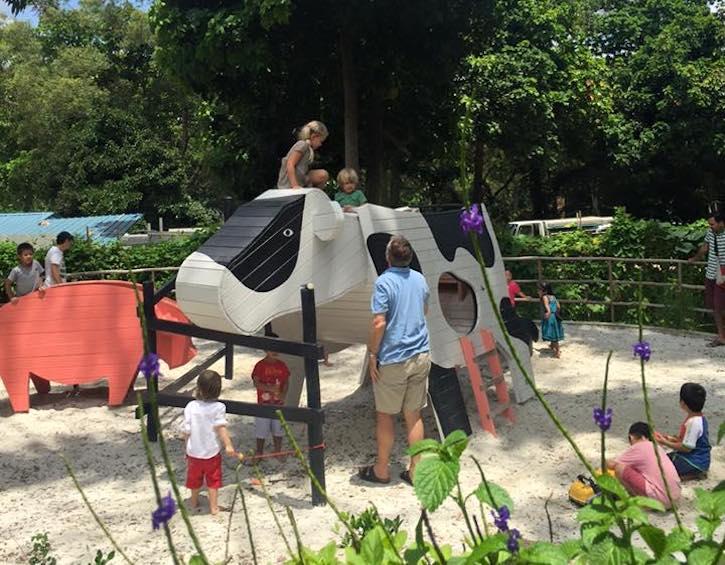 Tiong Bahru Bakery Safari sand pit and playground