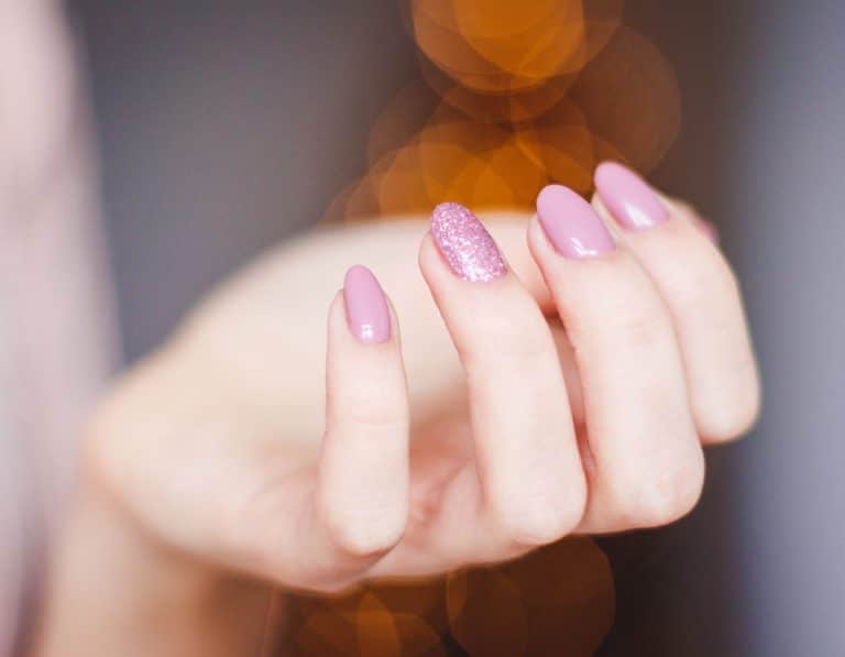 pink manicure at home beauty pampering