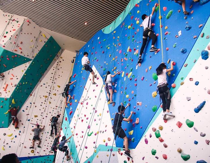 Rock Climbing Singapore bouldering gym 