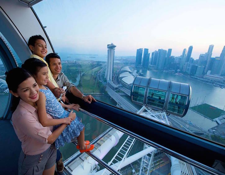 things to do with kids in singapore flyer kids family