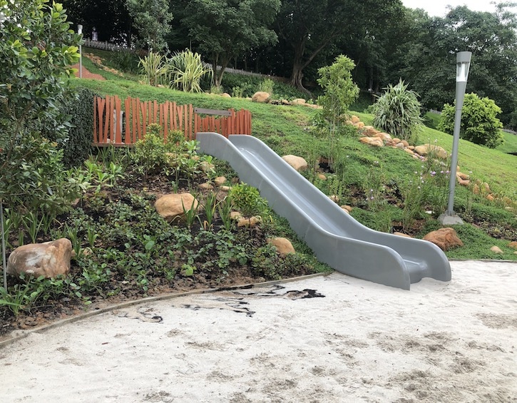 Jubilee Park fort canning toddler slide