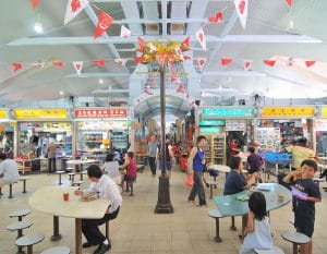 A Hawker Centre in Singapore