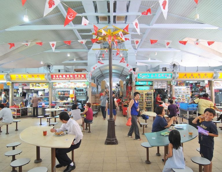 A Hawker Centre in Singapore