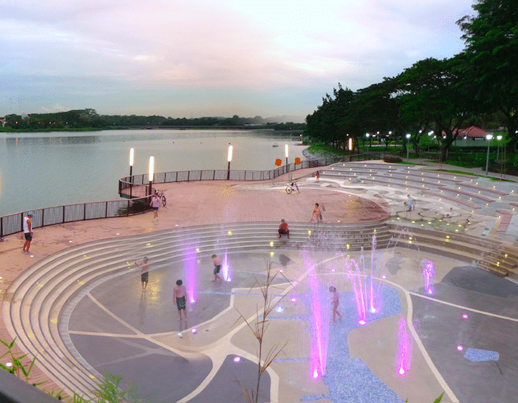water playground singapore Lower Seletar Reservoir Park water play