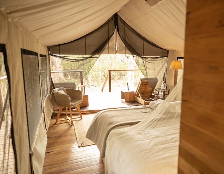 Paperbark Camp glamping australia