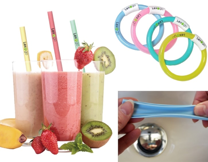 lexngo e-zip silicone straw