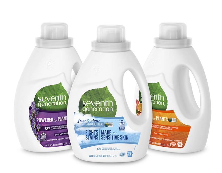 seventh generation laundry products are plant-based and biobased