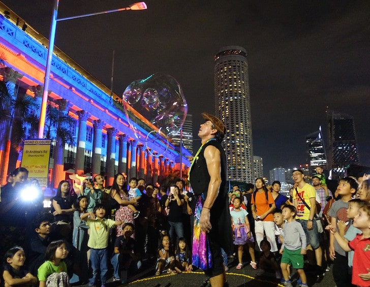 singapore grand prix roving entertainment bubble pirate