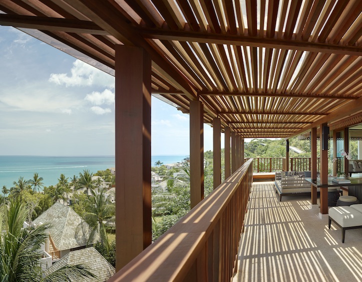 ocean view villa at ritz carlton koh samui