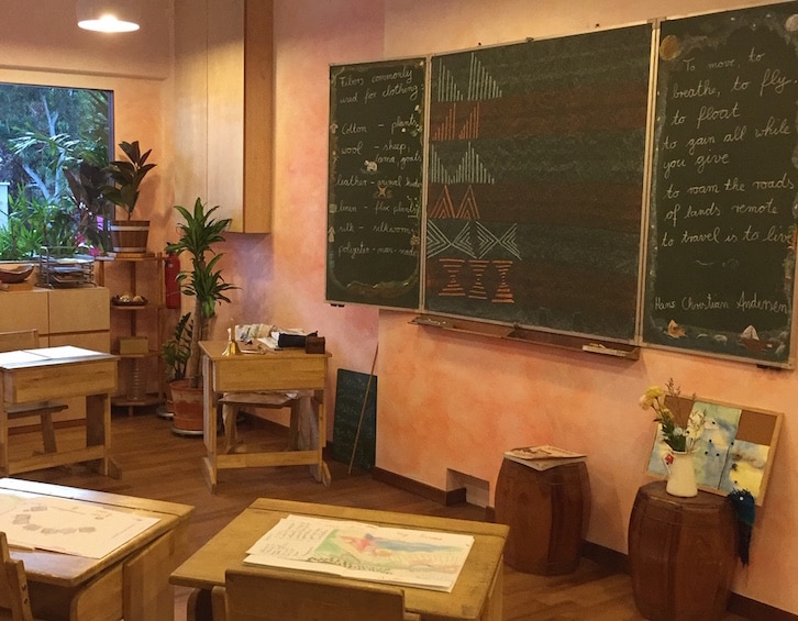 classroom at waldorf steiner school singapore