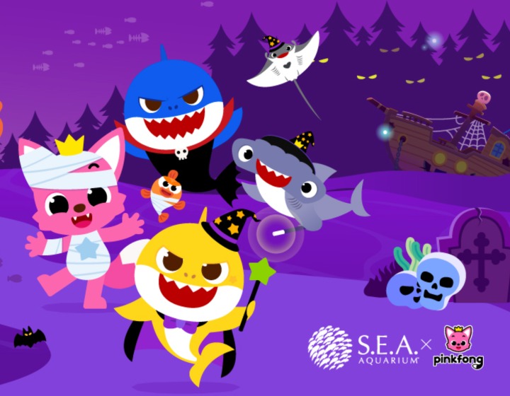 Halloween Events in Singapore - S.E.A.Aquarium x Pinkfong Baby Shark