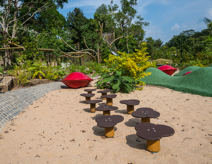 Things to do with kids in Singapore: COMO Adventure Grove playground