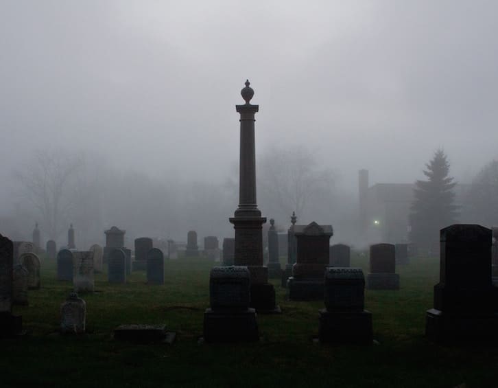 move halloween weekend spooky cemetery graveyard trick or treating