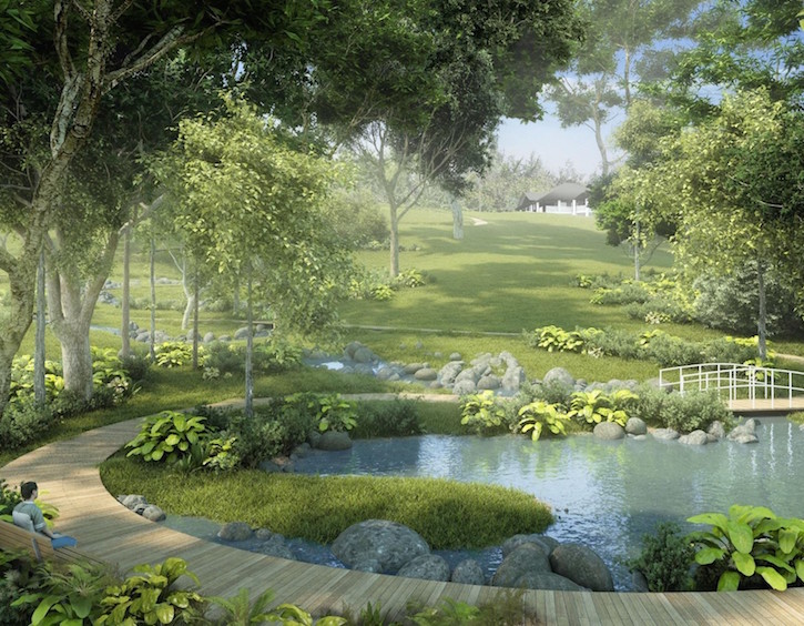 Gallop Valley at new Botanic Garden Gallop Extension